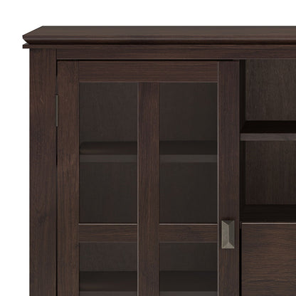 Artisan - Tall TV Media Stand - Dark Chestnut Brown Simpli-Home