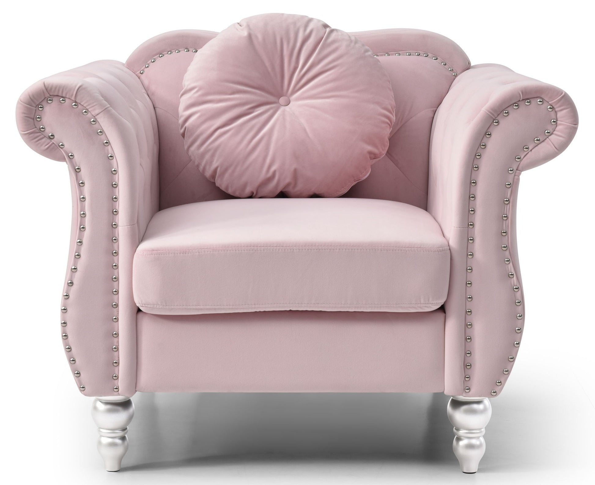 Chic Transitional Flared Arm Chair Glory Furniture