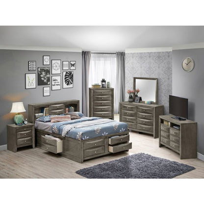 Modern Design Storage Bed With Bookcase Headboard Glory Furniture