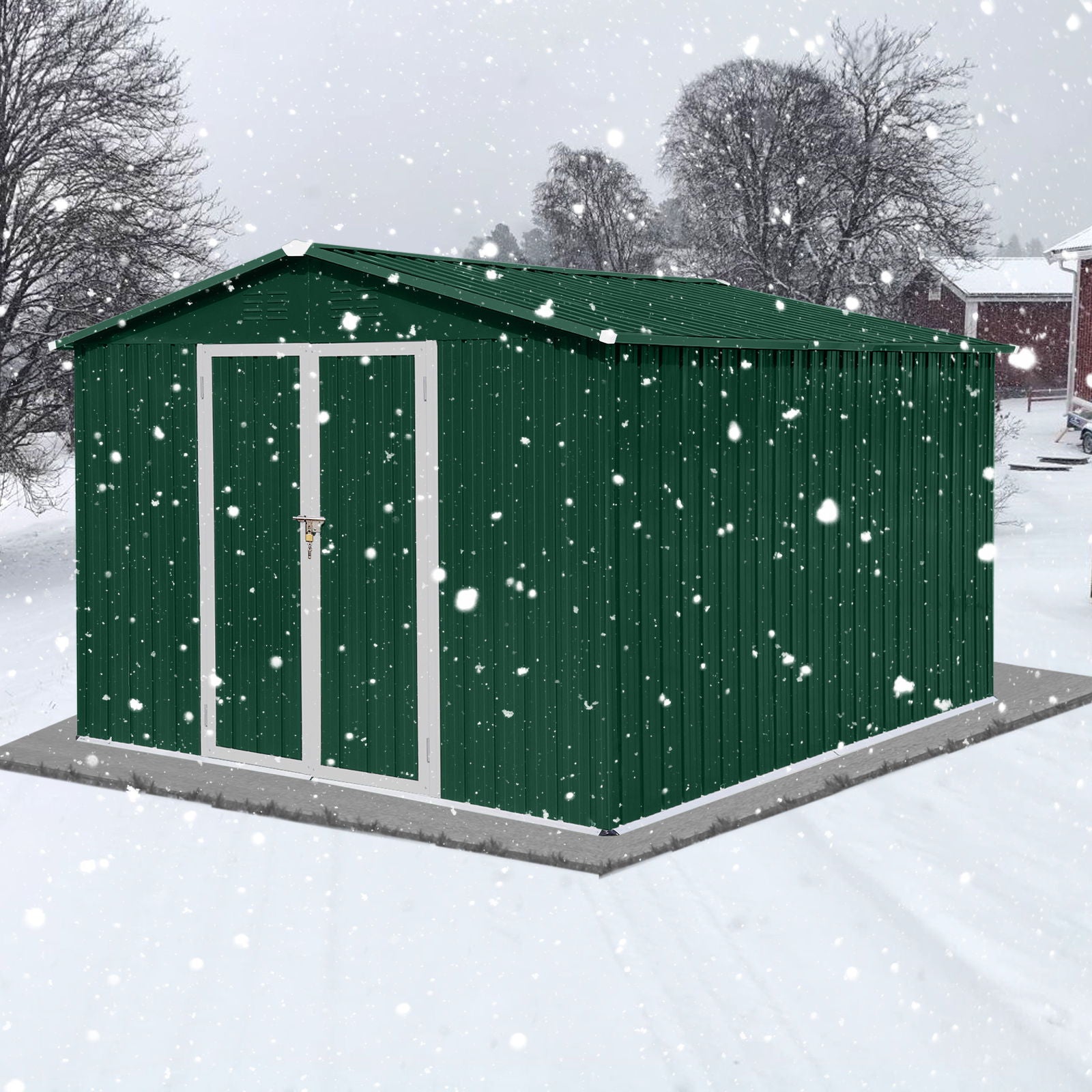 10' x 8' Garden Sheds Outdoor Storage Sheds Daily Nest