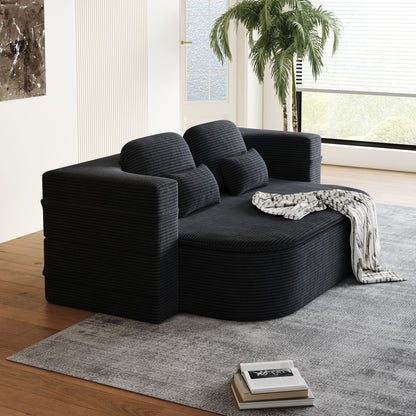 2 In 1 Foldable Sofa Bed With Multi Functional Blanket Home Essentials