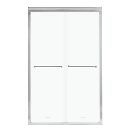 Modern Double Sliding Shower Enclosure, Tempered Glass Daily Nest