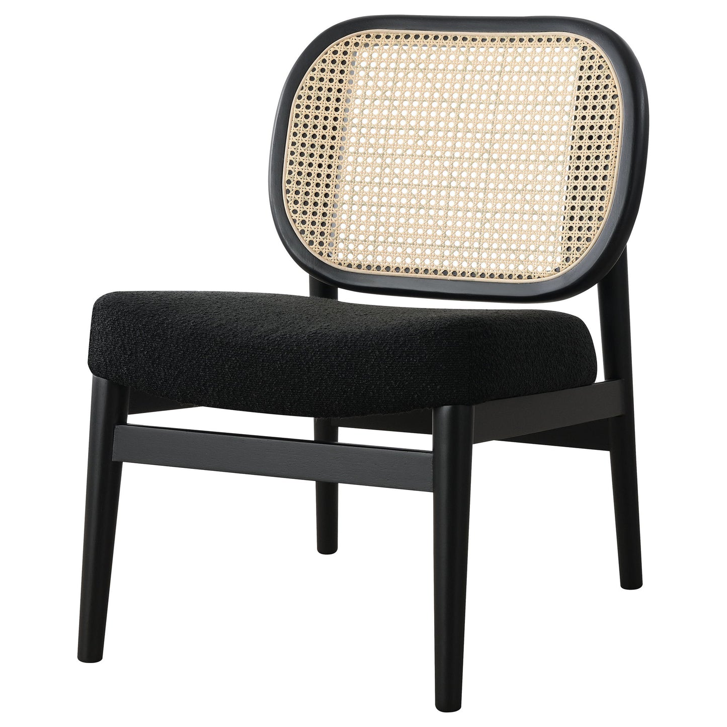 Quinne - Accent Chair With Padded Seat - Black Furniture Max
