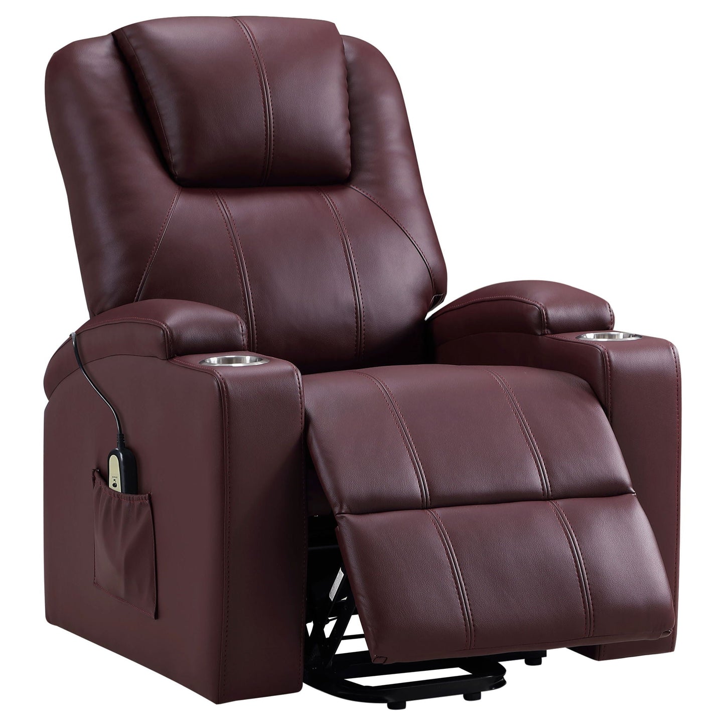 Armstrong - Upholstered Power Lift Massage Recliner Coaster Fine Furniture