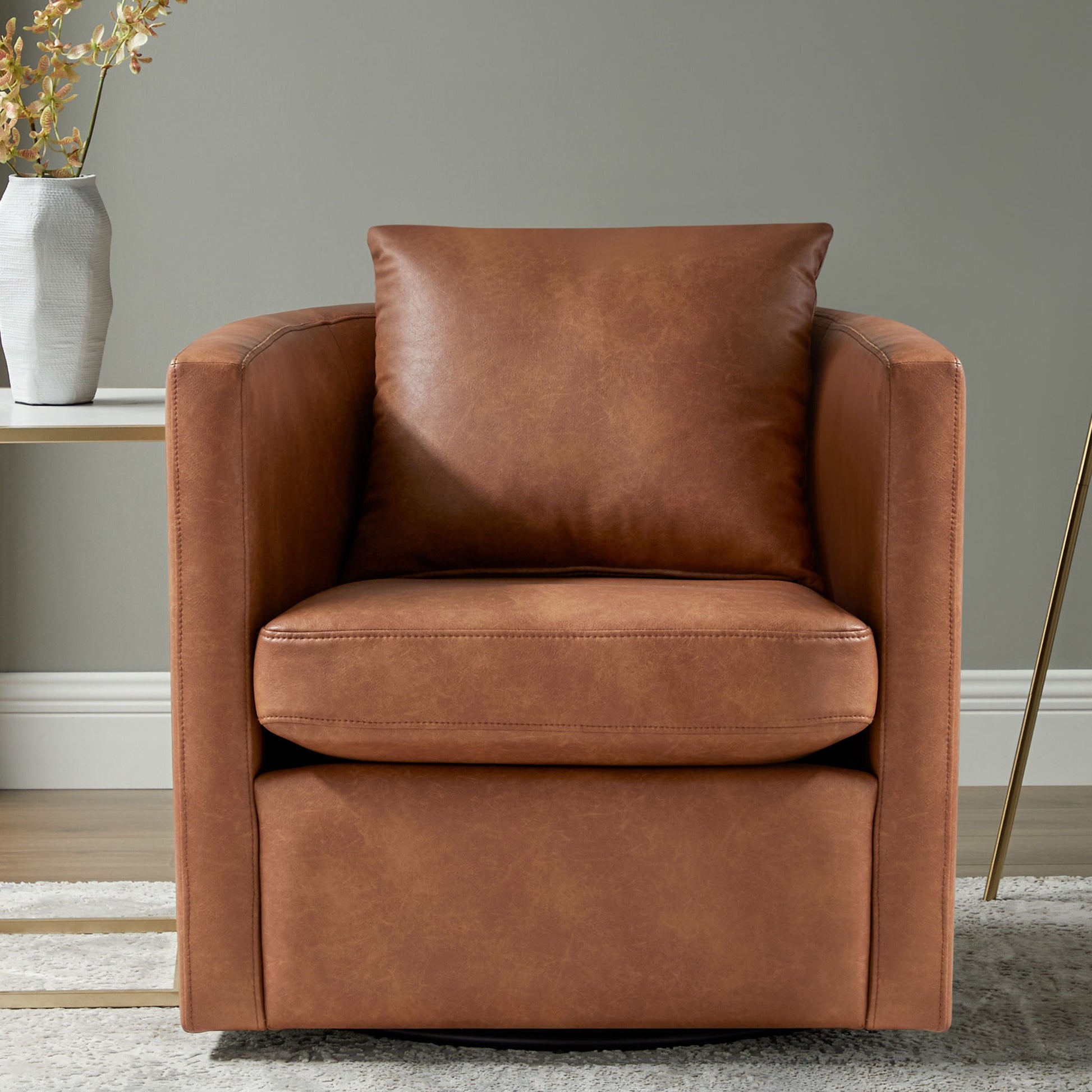 Sutton - Swivel Barrel Chair Ridgecrest Home