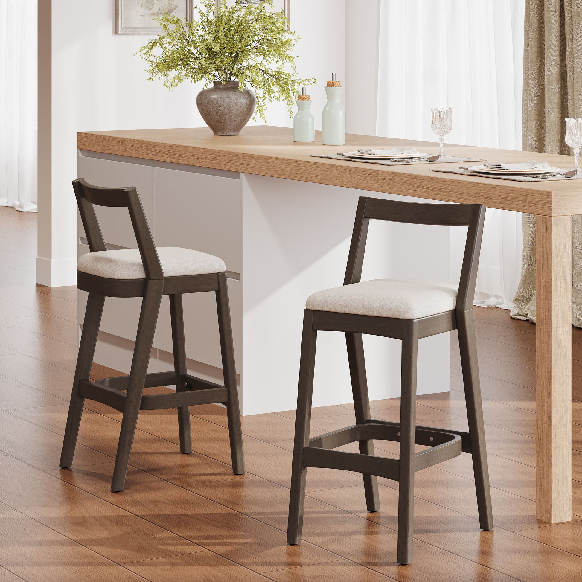 Jasper - Indoor Barstool (Set of 2) Noble House