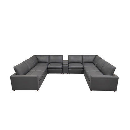Large Upholstered Seating Modular Sectional Home Essentials