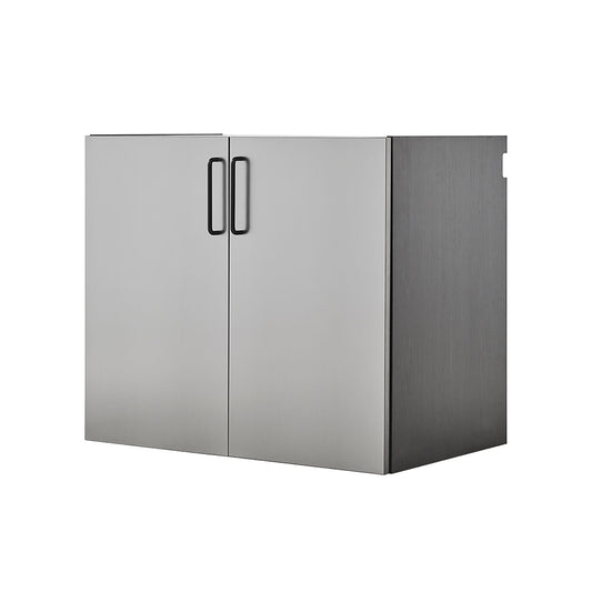 Astro Series - Metal Wall Mounted Base Door Storage Cabinet - Metallic Gray Daily Nest