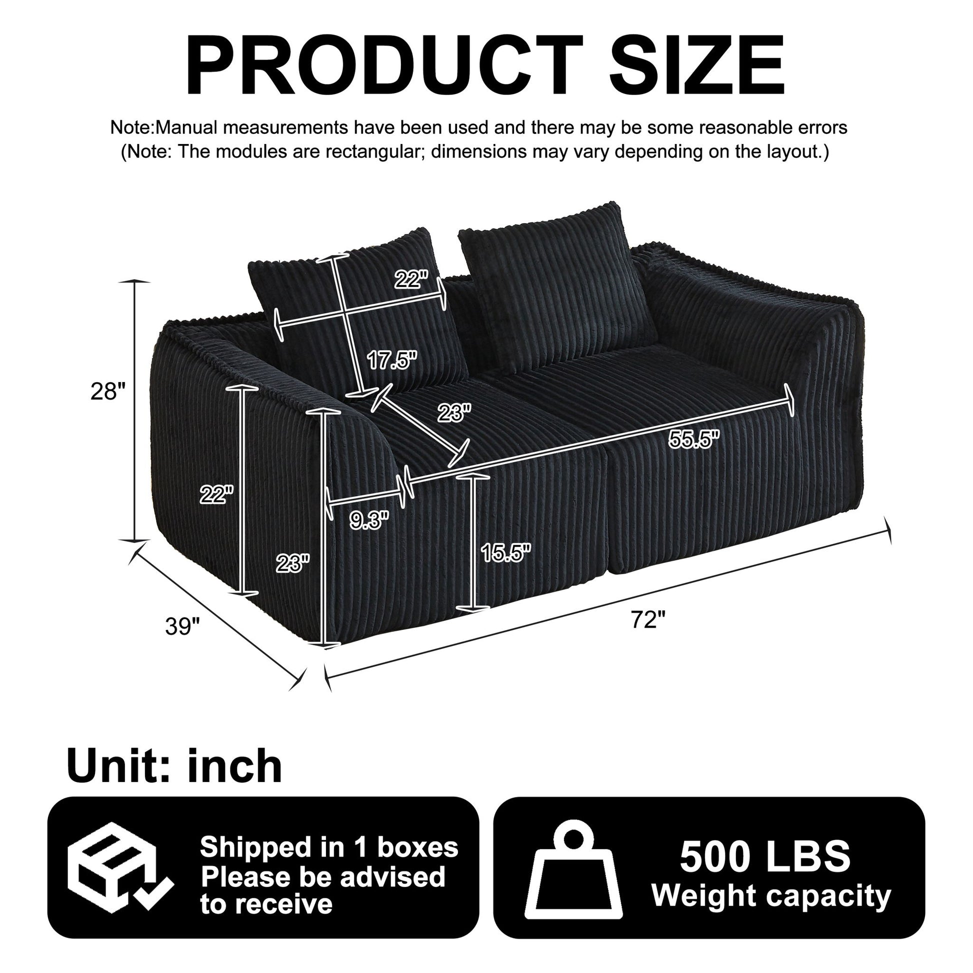 Minimalist Sofa With Curved Lines And Horn Shaped Throw Pillows Home Essentials