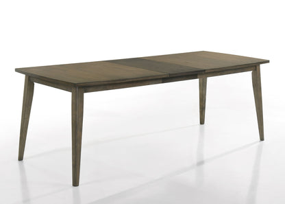 Bistro - Dining Table With Off White Fabric Dining Chairs Lilola Home
