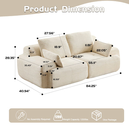 2 Seater Large Sectional Couches For Living Room Home Essentials