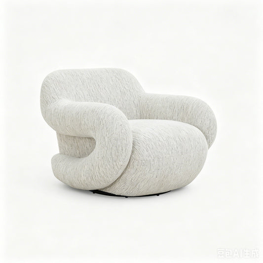 Swivel Chair - Light Gray Home Essentials