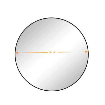 Wall Circular Mirror Metal Framed Mirror Round Vanity Mirror Dressing Mirror, For Bathroom, Living Room, Bedroom Wall Decor Daily Nest