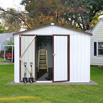 6Ftx8Ft Garden Sheds Outdoor Storage Sheds - Two Tone