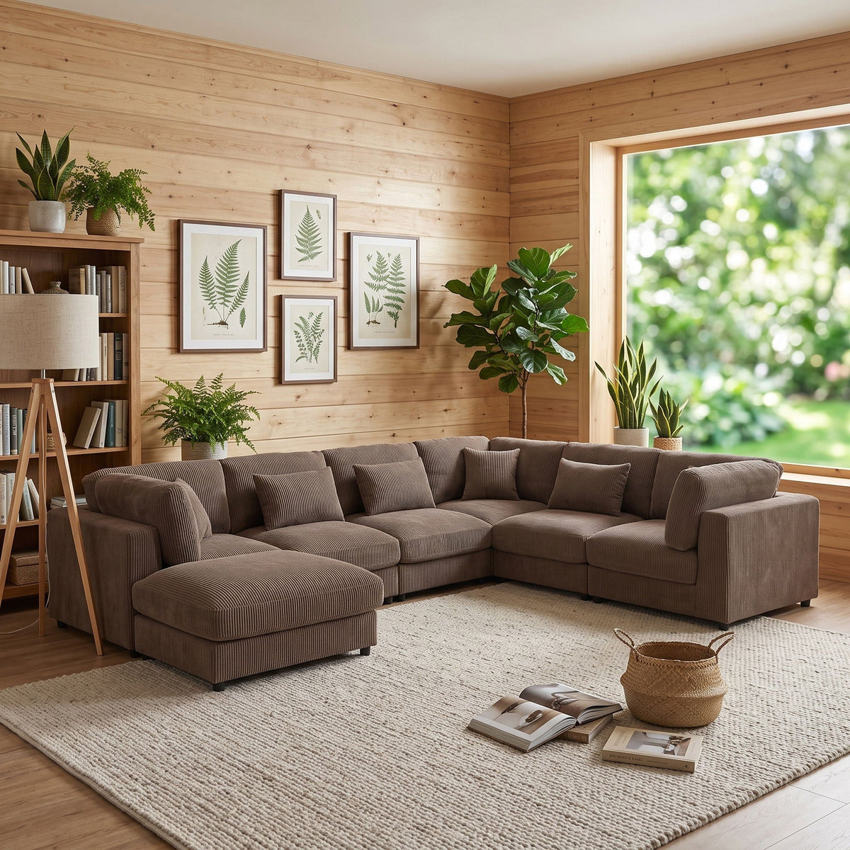 Upholstered Modular Sectional & Custom Configuration Home Essentials