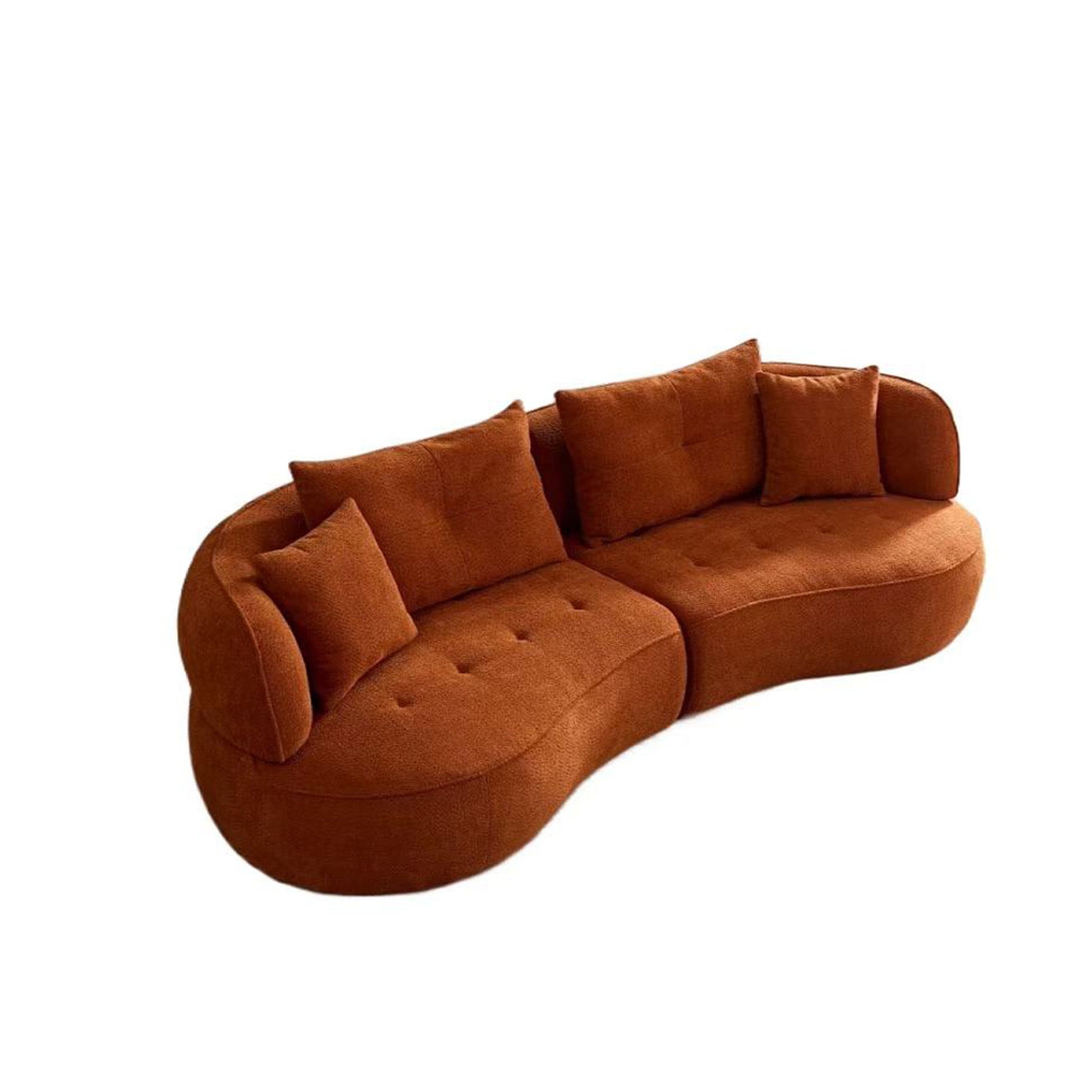 Modular Sofa, Durable Fabric, Solid Wood Frame, High Density Sponge Padding, Seating For 4 Home Essentials