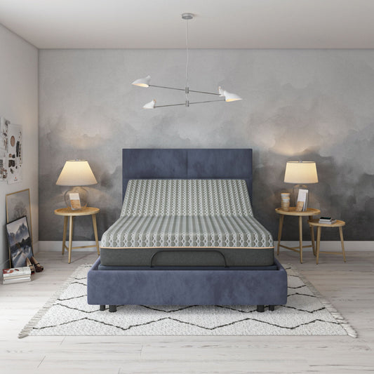 Copper Lux Hybrid - 12" Mattress With Copper Infused Contouring Memory Comfort Layer And Supportive Coil System BedTech