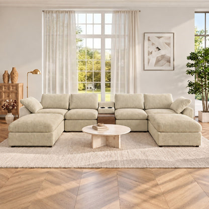 Modular Cloud Couch With Storage Console Home Essentials