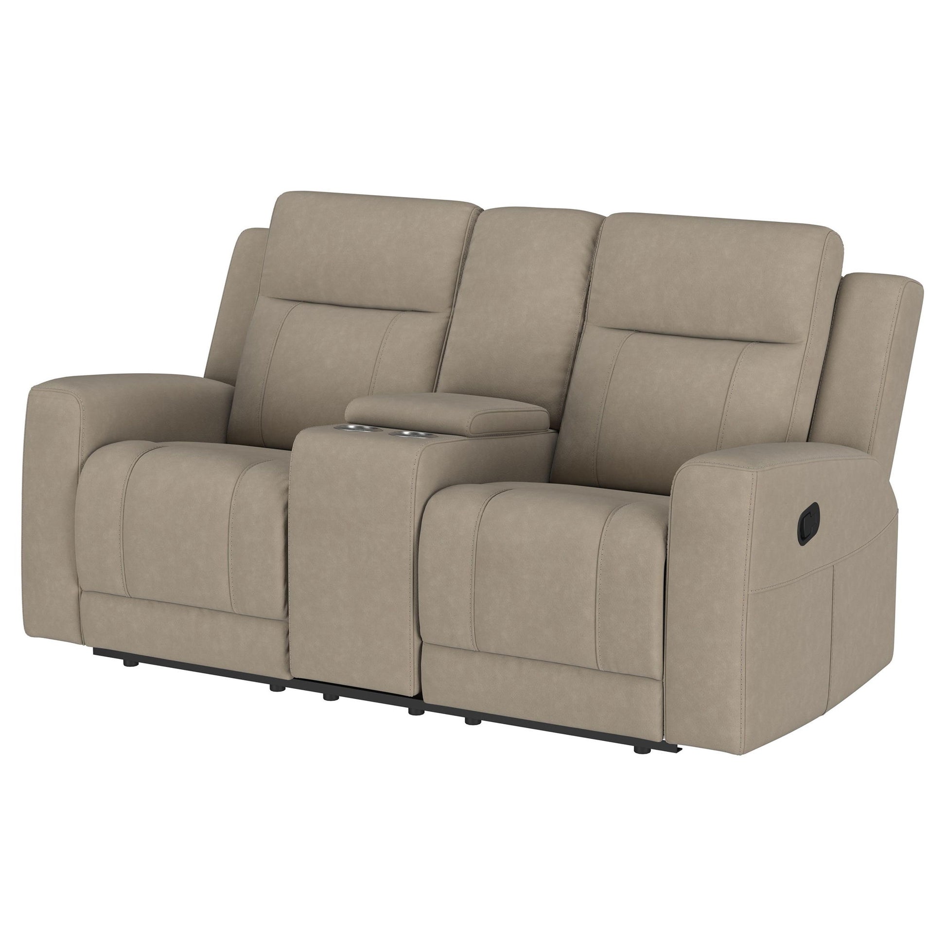 Slater - Reclining Loveseat With Manual Levers Furniture Max