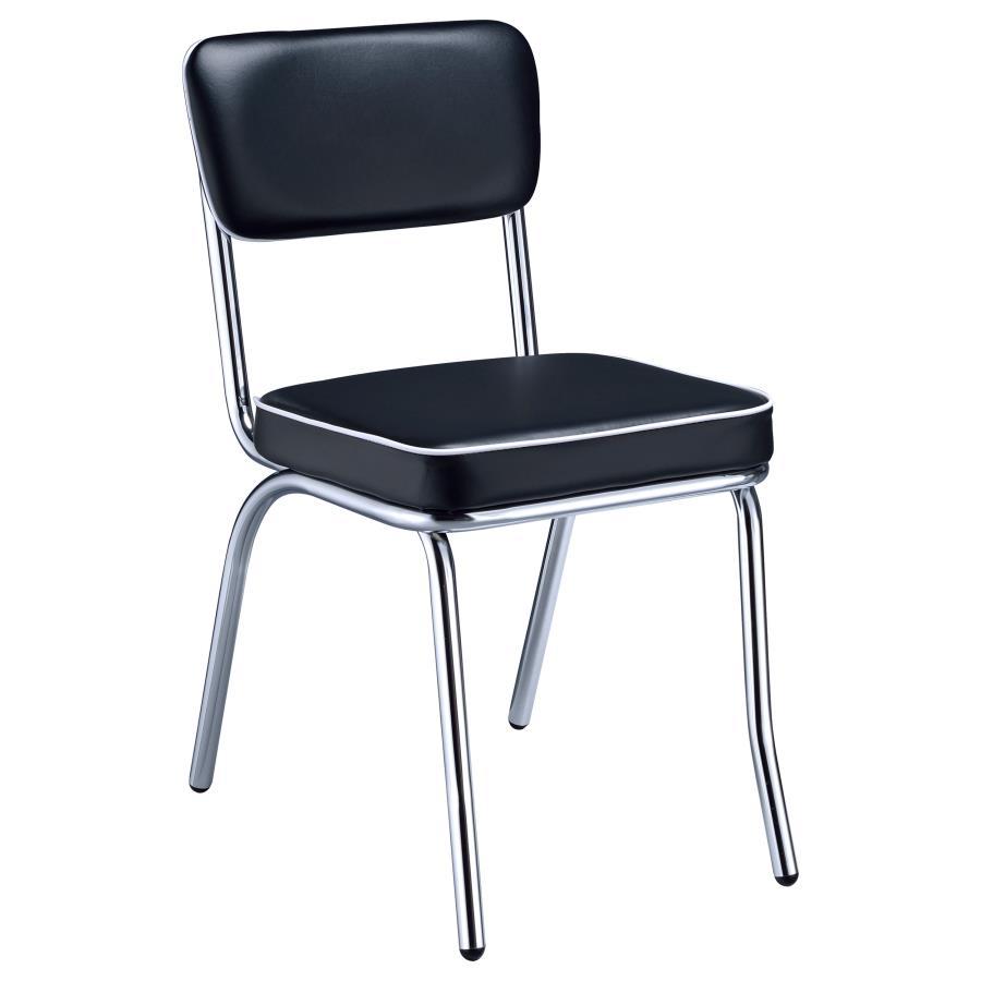 Retro - Upholstered Dining Side Chair (Set of 2) CoasterEveryday
