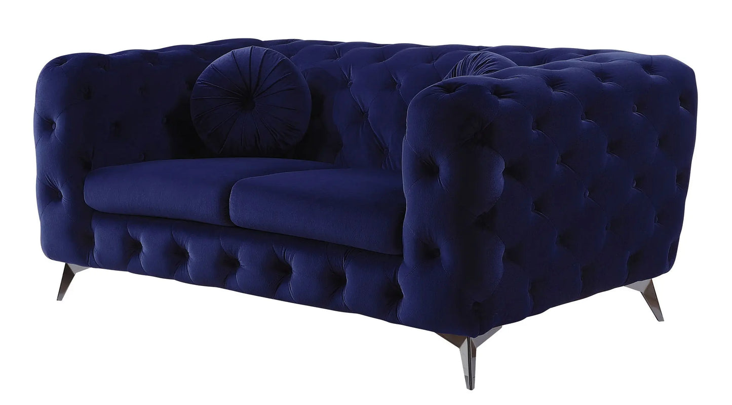Atronia - Velvet Loveseat Acme