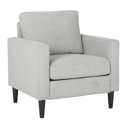 Wendy - Contemporary Arm Chair - Black / Gray Lumi Source