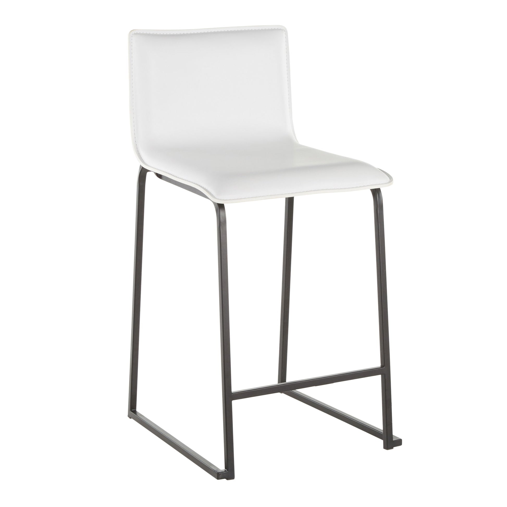 Mara - Upholstered Contemporary Counter Stool (Set of 2) Lumi Source