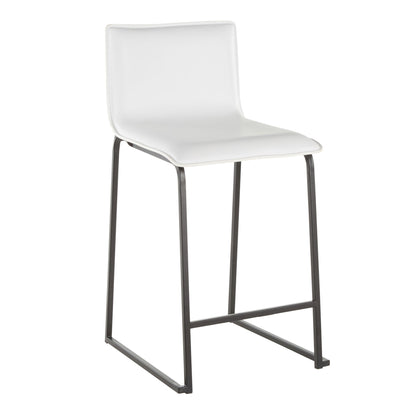 Mara - Upholstered Contemporary Counter Stool (Set of 2) Lumi Source