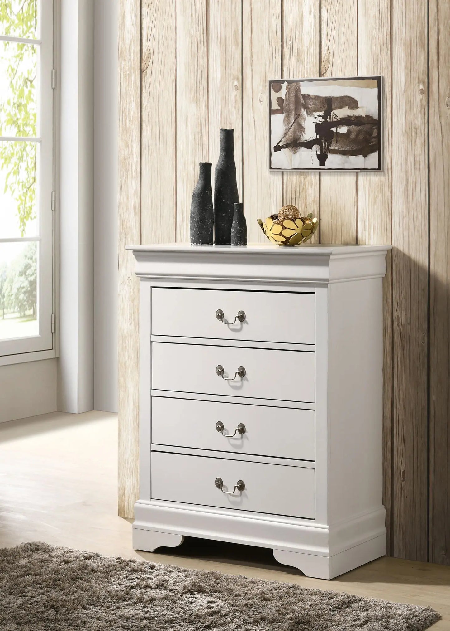 Louis Phillipe - Traditional Style Storage Chest Elegant Glory Furniture