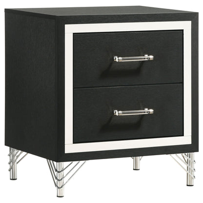 Lucia - 2-Drawer Nightstand - White Coaster Fine Furniture
