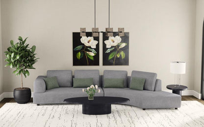 Toscano - Upholstered Sectional Sofa - Gray Coaster Fine Furniture