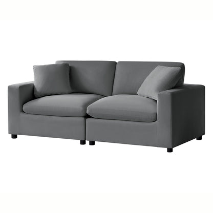Caylie - Modular 2 Piece Sofa - Charcoal Ridgecrest Home