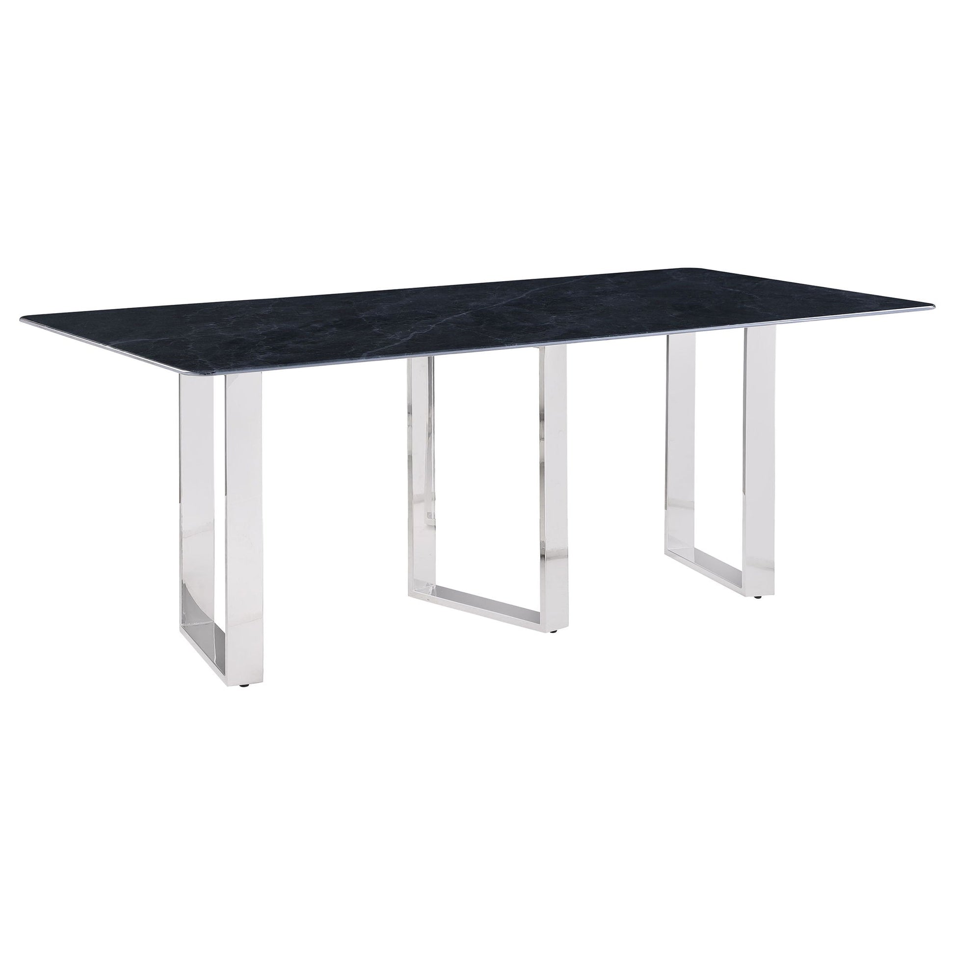 Desden - Rectangular Sintered Stone Dining Table - Gray Coaster Fine Furniture