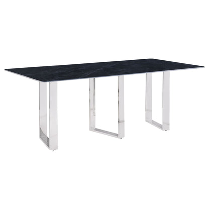 Desden - Rectangular Sintered Stone Dining Table - Gray Coaster Fine Furniture