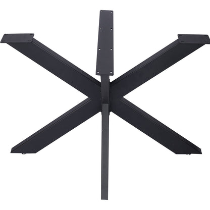 Table Frame, Table Base, Spider Table Legs, Table Runner Confrerence Table - Black Home Essentials