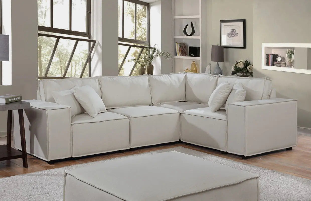 Melrose - Modular Sectional Sofa With Ottoman Lilola Home