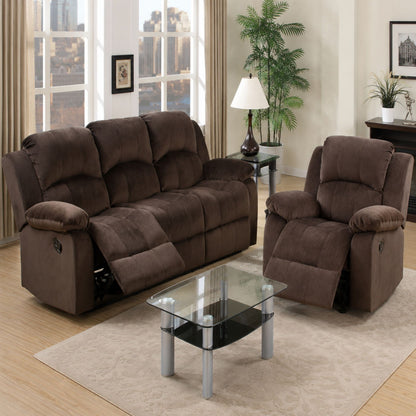 Modern Style Living Room Set With Reclining Home Essentials