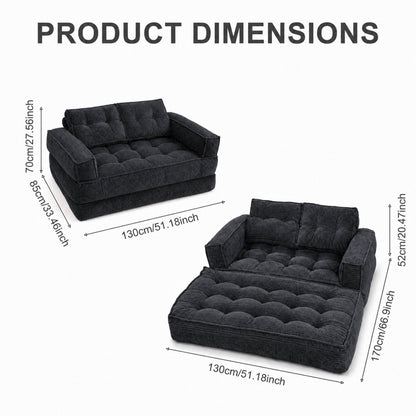 2 Seater Modular Corduroy Sofa With Chaise Lounge For Living Room Home Essentials