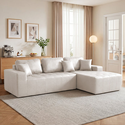 L - Shaped Corner Chaise Sofa Bed Home Essentials
