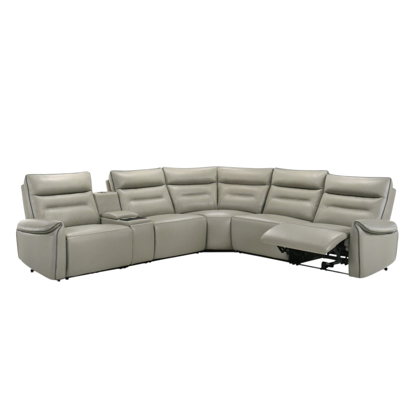 Jayke - Power Motion Sectional Sofa - Light Gray Acme
