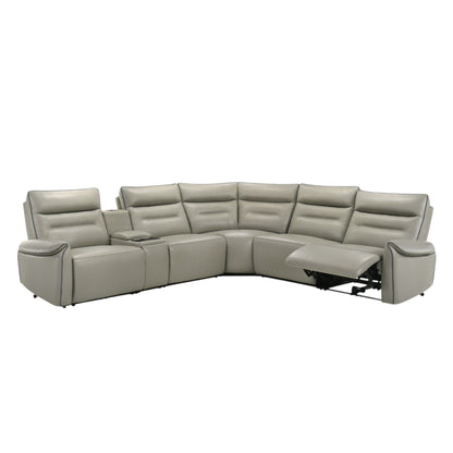 Jayke - Power Motion Sectional Sofa - Light Gray Acme