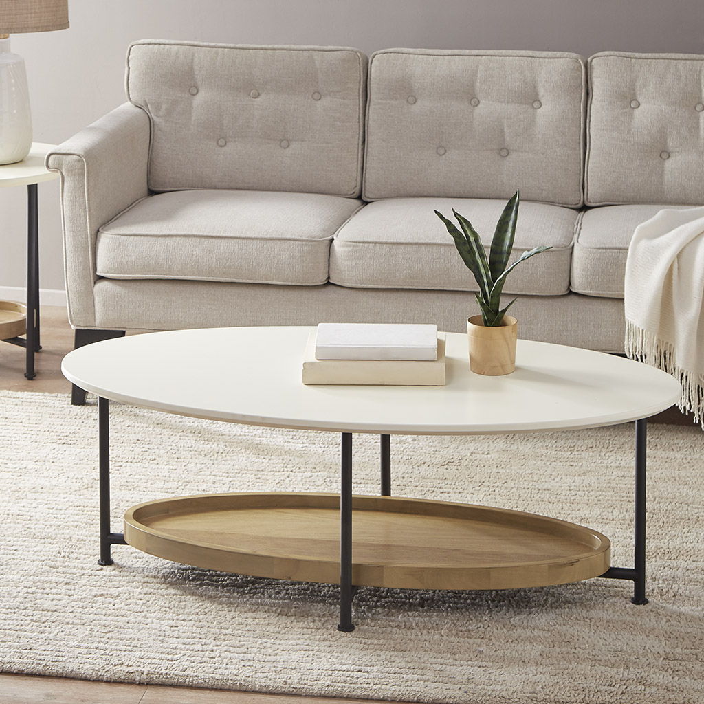 Beaumont - Coffee Table - White / Natural