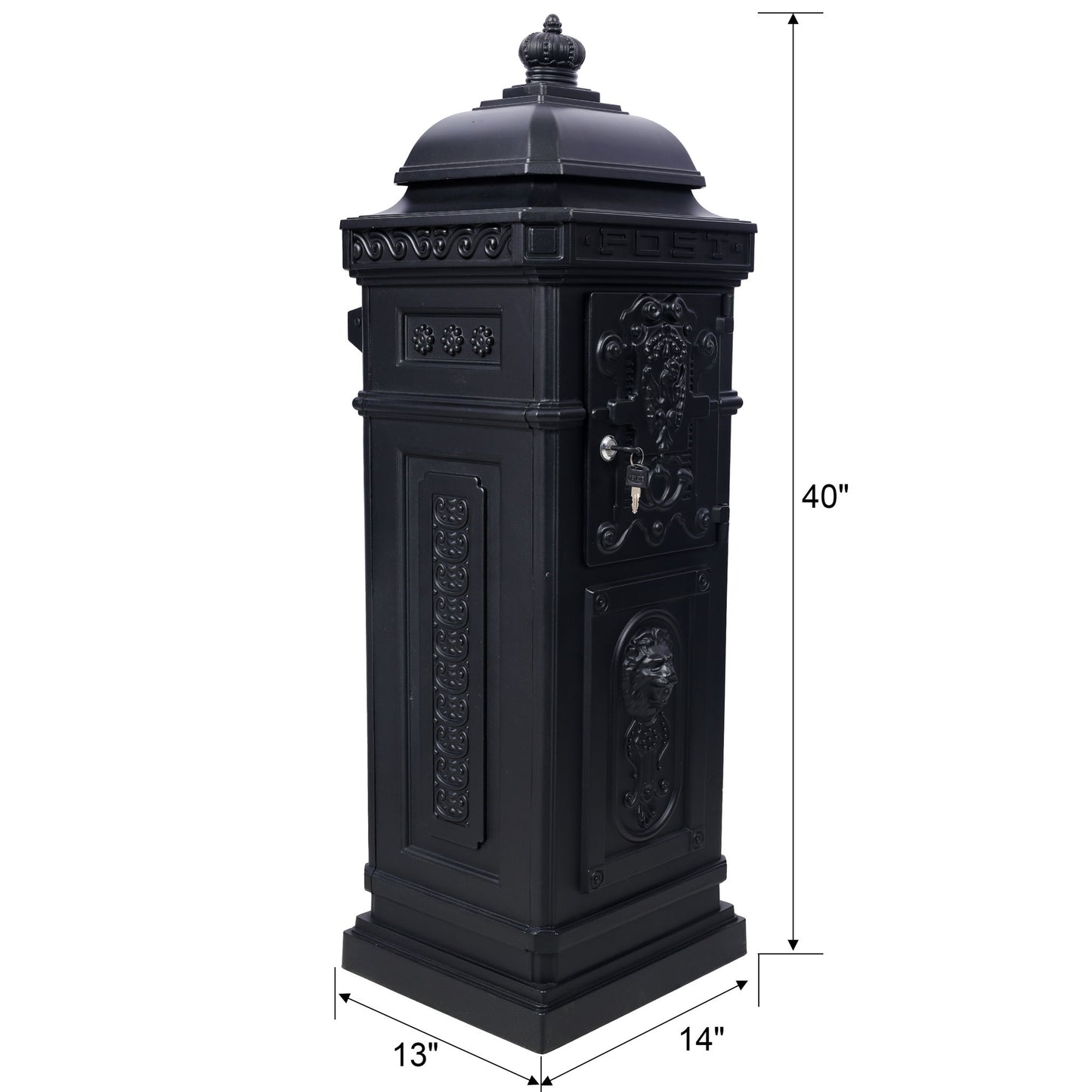 Mailboxs Residential Large-Capacity Letter Box, Rainproof Postbox Statue Daily Nest