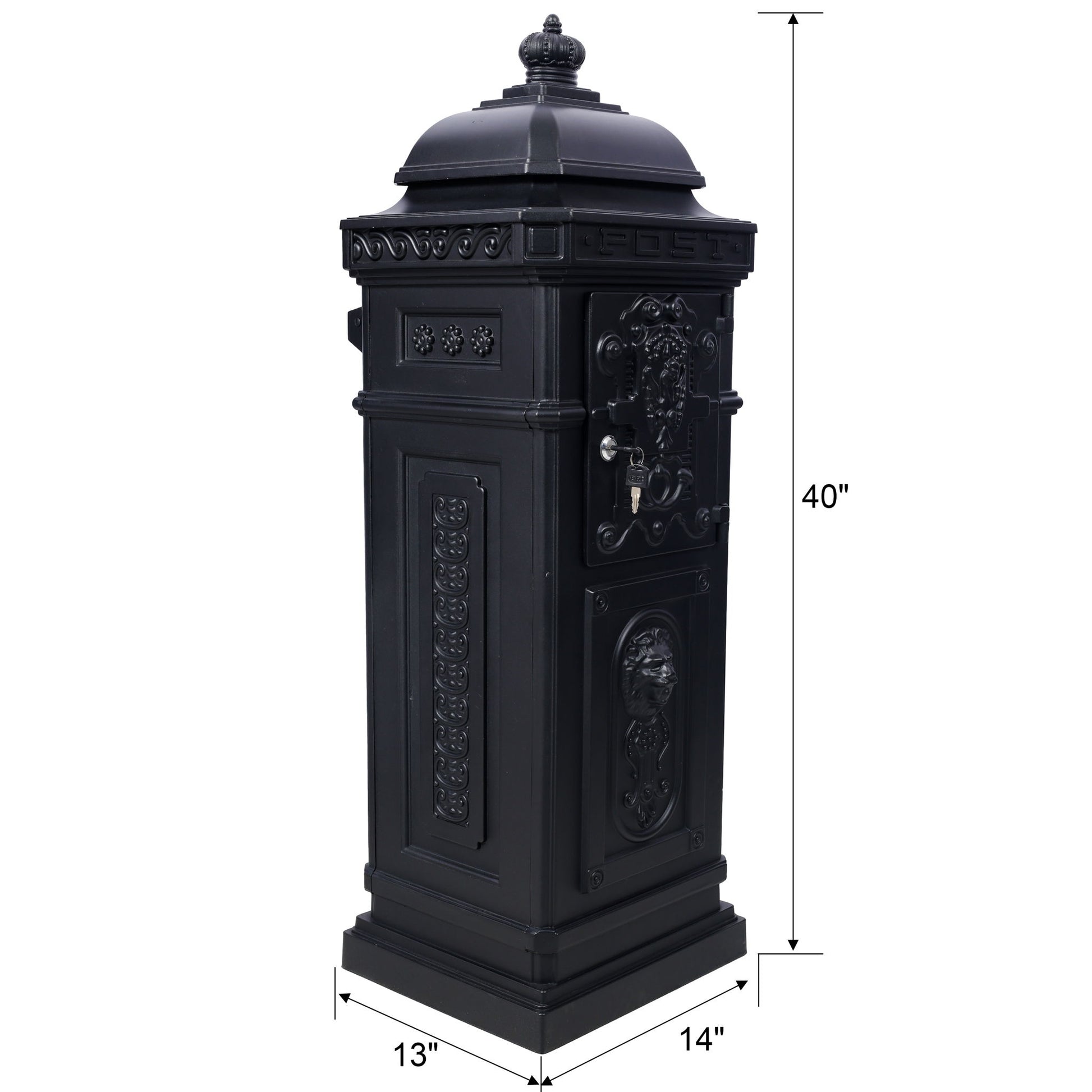 Mailboxs Residential Large-Capacity Letter Box, Rainproof Postbox Statue Daily Nest