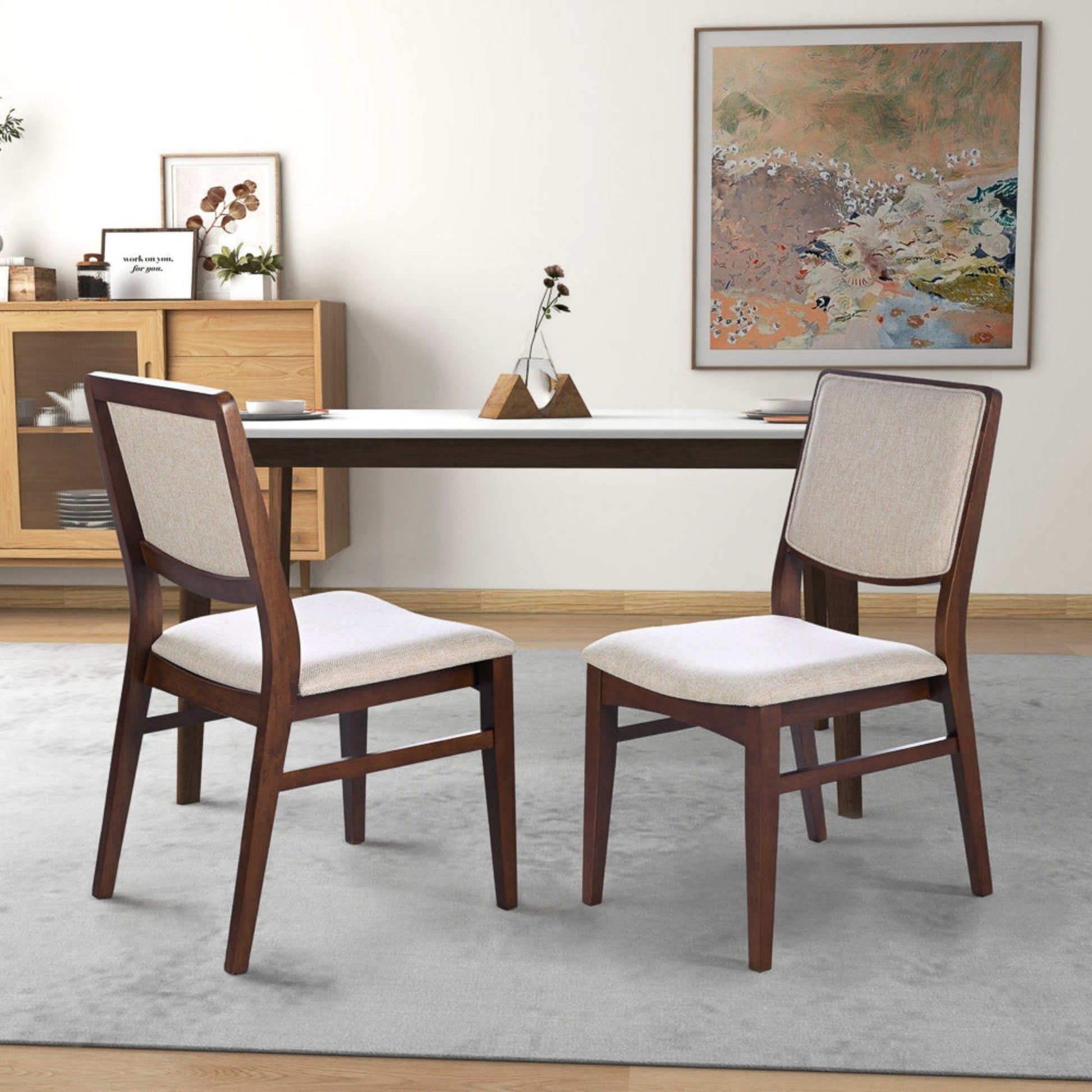 Skylar - Dining Chair (Set of 2) - Beige Ashcroft Furniture