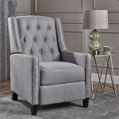 Classic Fabric Push Back Chair