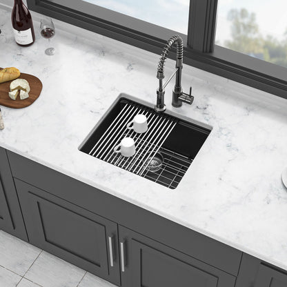 Quartz Composite Kitchen Sink With Workstation, Undermount Daily Nest