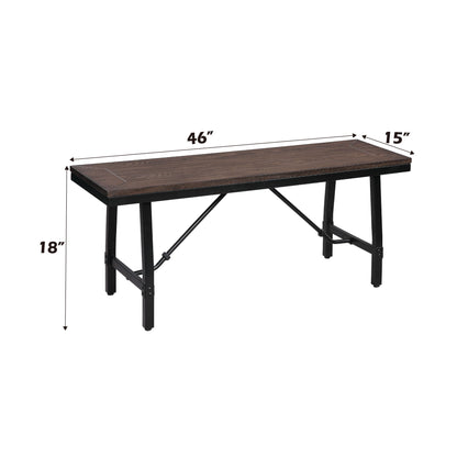 Mariatu - Bench - Oak / Black Acme