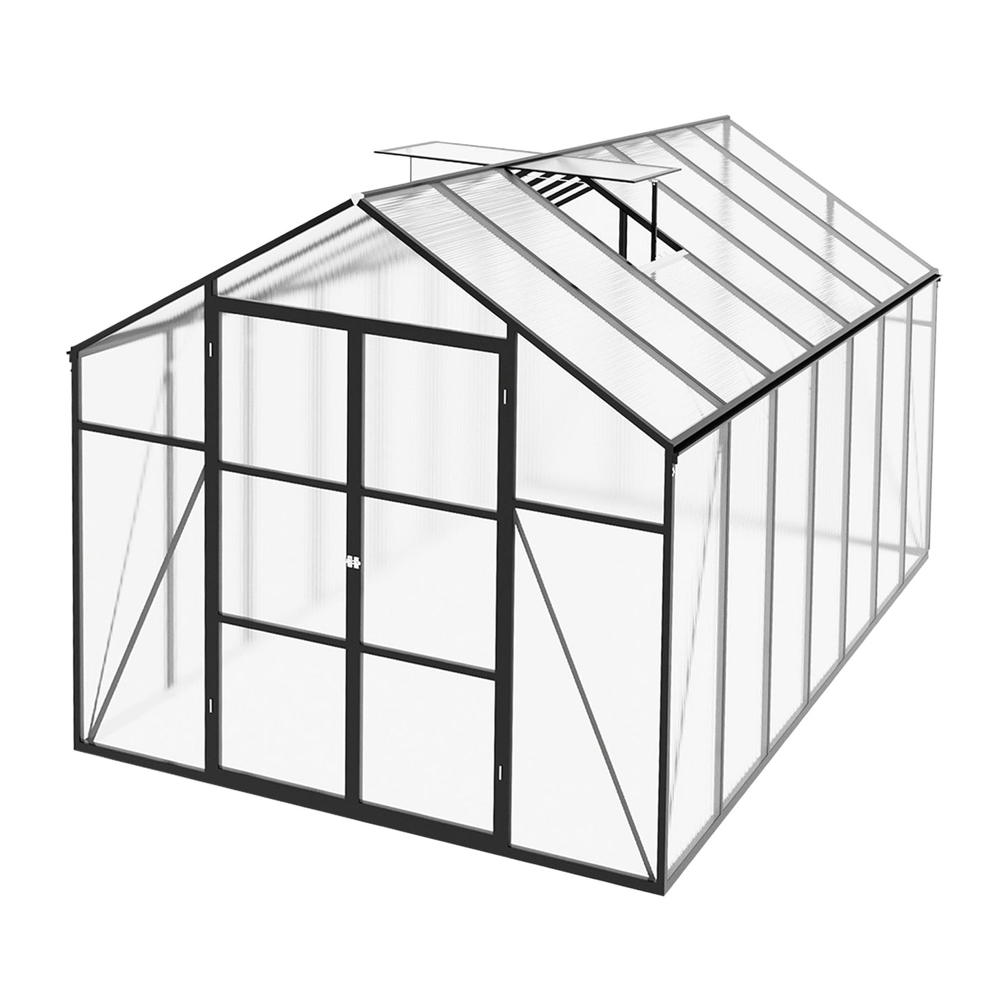 Gain Height Windproof Greenhouse All Season Outdoor Garden Shelter Daily Nest
