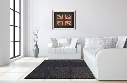 Union Jack By Avery Tillman - Mirror Framed Print Wall Art - Red